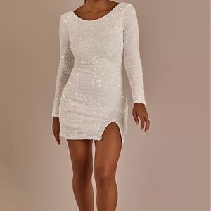 NEW Crystal Doll Sequin Mini Dress - Size Large